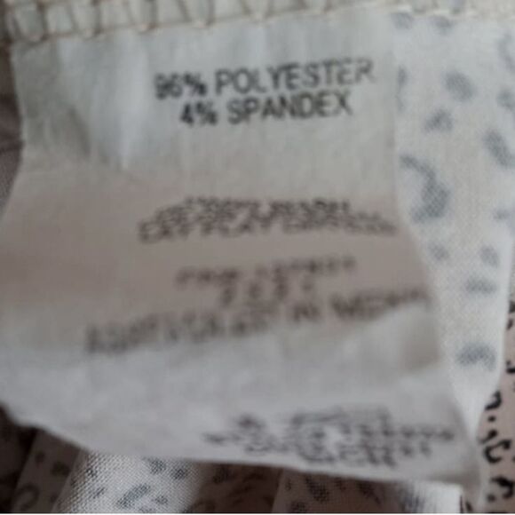 Gaze Bodysuit Women Small Tan Black Animal Print Long Sleeve - Picture 11 of 11